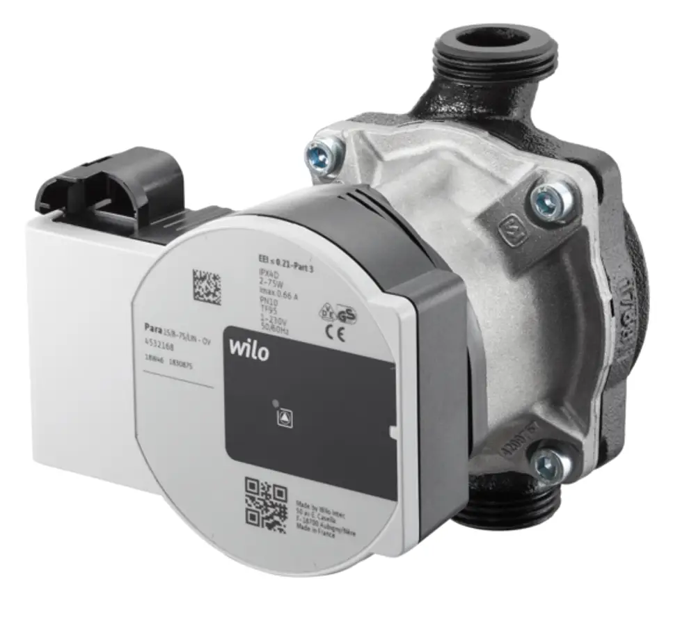 OVENTROP Pumpe Wilo PARA 15-130/8-75/LIN-9 für Regumaq X-25/X-45 Primärkreis, 1381166